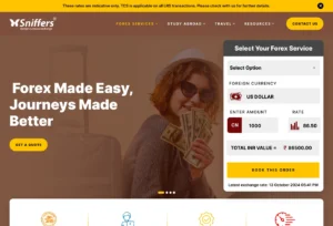 Sniffersforex — custom WordPress project by Rajan Gupta