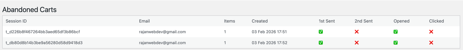 admin can check email open or not